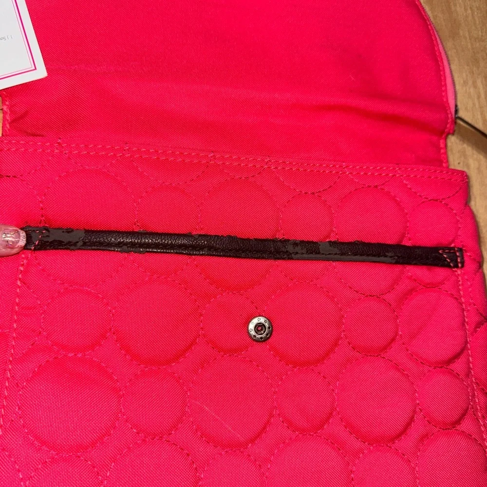 Thirty-One Quilted Circle Pink Backpack Crossbody Bag Adjustable Strap New